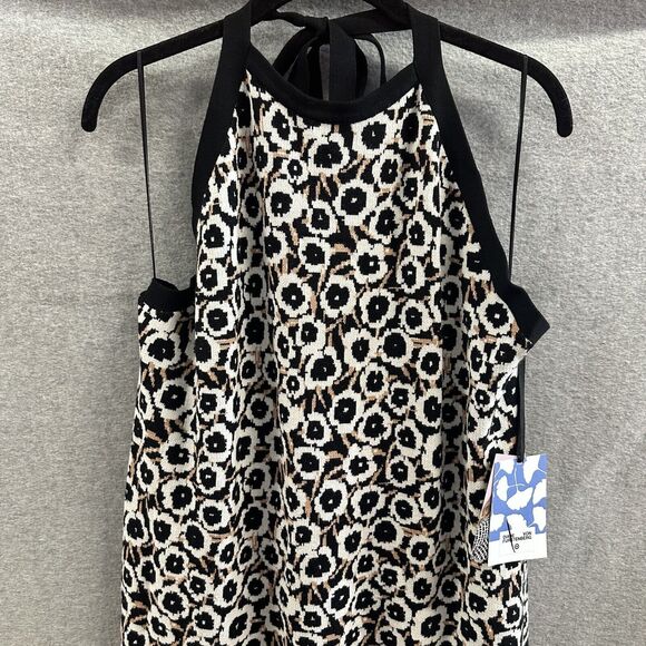 Diane Von Furstenburg x Target Dress Womens Plus Size 2X Poppy Knit Maxi Halter - Picture 4 of 12